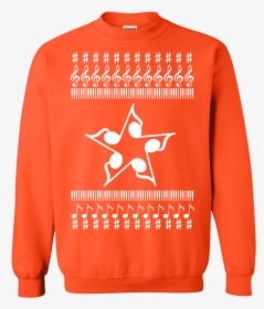 Musical Note 1 Christmas Sweater 8 Oz - Orange Nickelodeon Shirt Long Sleeve, HD Png Download, Free Download