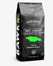 Bawk Coffee 100% Jamaica Blue Mountain Coffee 12oz - Bawk Foods & Bawk Coffee Est. 1992, HD Png Download, Free Download