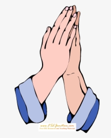 The Human Body Esl Junction Praying Hands Clip Art - Craft Habakkuk Coloring Page, HD Png Download, Free Download