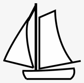 Sailboat Clipart Black - Sailing Boat Clip Art, HD Png Download, Free Download