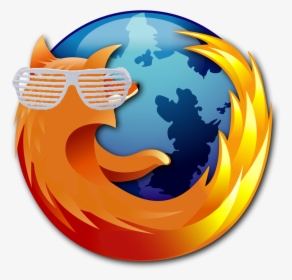 Kanye Ff Logo Glasses - Mozilla Firefox, HD Png Download, Free Download