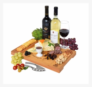 Wine And Cheese Board, HD Png Download, Free Download