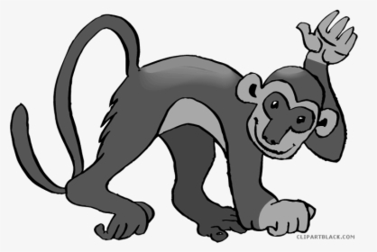 Spider Monkey Clipart Cheeky Monkey - Spider Monkey Clipart, HD Png Download, Free Download