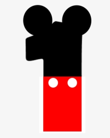 Mickey Mouse Number 1 Png Clip Art Black And White - Mickey Baby Png 1, Transparent Png, Free Download