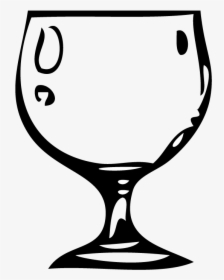 Water Goblet Clipart - Chalice Drawing, HD Png Download, Free Download