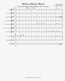 Flute Sheet Music Mickey Mouse March, HD Png Download, Free Download