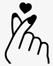 Image Of Finger Heart Mirror Overlay, HD Png Download, Free Download