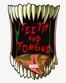 Venom Teeth And Tongue Clipart , Png Download - Poster, Transparent Png, Free Download