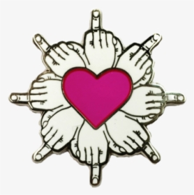 Delicate Finger Flower Pin - Emblem, HD Png Download, Free Download