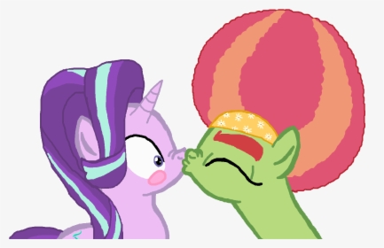 Starlight Glimmer With Afro Tree Hugger - Cartoon, HD Png Download, Free Download