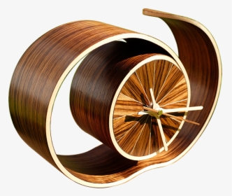 Whats The Time Curly Mantle Clock Sculpture By Chris - Plywood, HD Png Download, Free Download