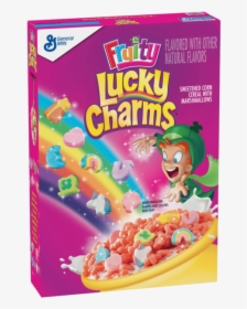 Lucky Charms Fruity - Fruity Lucky Charms Cereal, HD Png Download, Free Download