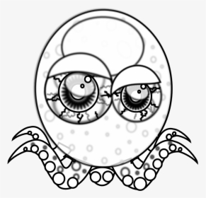 Crazy Eye Drawing At Getdrawings - Color Crazy Coloring Pages, HD Png Download, Free Download