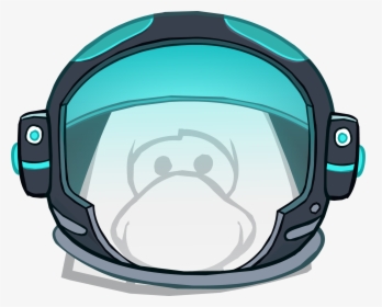 Epf Space Helmet Icon - Black Wig Club Penguin, HD Png Download, Free Download