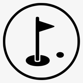 Golf Hole Flag Aim - Circle, HD Png Download, Free Download