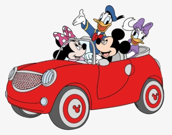 Minnie Mouse In Car, HD Png Download, Free Download