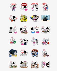 Cony Jessica Line Sticker, HD Png Download, Free Download