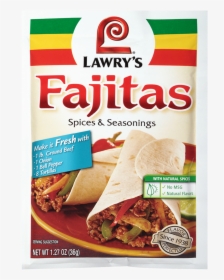 Fajitas - Lawry's Fajita Seasoning, HD Png Download, Free Download