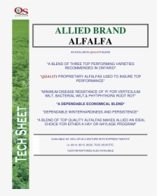 Allied Brand Alfalfa - Grass, HD Png Download, Free Download
