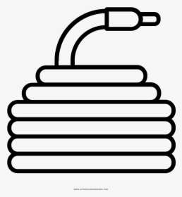 Fire Hose Coloring Page - Clothes Hanger, HD Png Download, Free Download
