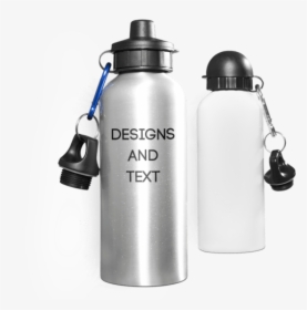 Personalised Bottles Spreadshirt Design - Personalised Metal Water Bottles Uk, HD Png Download, Free Download