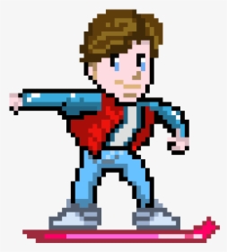 Marty Mcfly Pixel Art, HD Png Download, Free Download