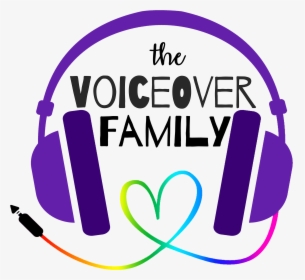 The Voiceover Family - Headphones, HD Png Download, Free Download