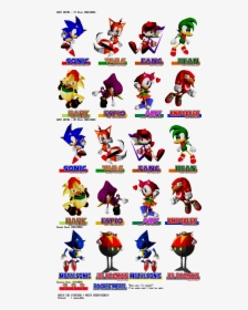 Click For Full Sized Image Next Match Character - Sonic The Fighters All Characters, HD Png Download, Free Download