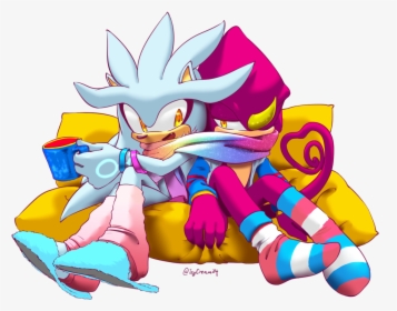Silver And Espio Art, HD Png Download, Free Download