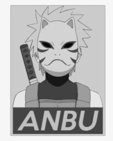 #anbu #naruto #hokage #anime #cool #fanart #mask #kakashi - Anbu Naruto, HD Png Download, Free Download