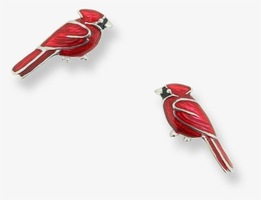 Nicole Barr Designs Sterling Silver Cardinal Stud Earrings-red - Cardinal Stud Earrings, HD Png Download, Free Download