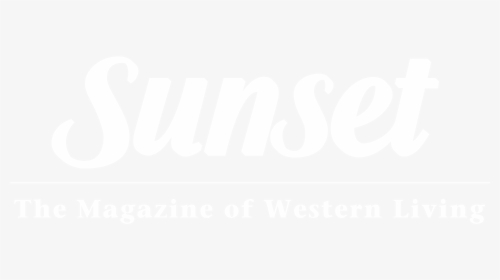 Sunset Magazine Logo Black And White - Plan White, HD Png Download, Free Download