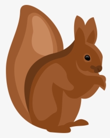 Squirrel Chipmunk Domestic Rabbit Cartoon - Ardilla Peter Vector, HD Png Download, Free Download