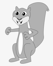 Gray Squirrel Clip Art, HD Png Download, Free Download