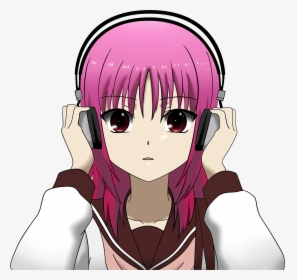 Angel Beats Iwasawa Headphone, HD Png Download, Free Download