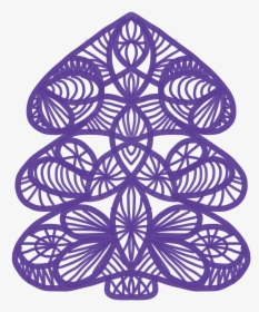 Lace Christmas Png, Transparent Png, Free Download