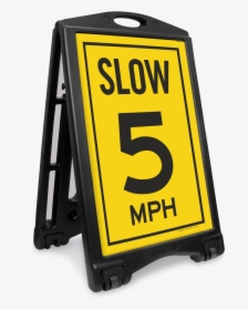 Speed Limit Portable Sign, HD Png Download, Free Download