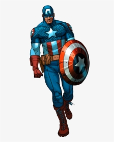 Marvel Comics Ultimate Captain America, HD Png Download, Free Download