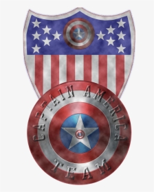 Captain America Logo Panting, HD Png Download, Free Download
