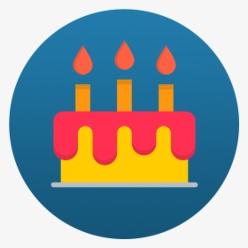 Cake Icon - Birthday Candle, HD Png Download, Free Download