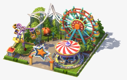 Amusement Park, V/1440612495 - Sims 4 Ferris Wheel, HD Png Download, Free Download