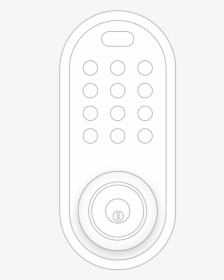 Lock Types Doorknob Keypad - Circle, HD Png Download, Free Download