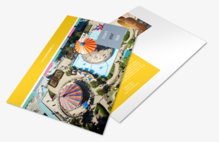 Amusement Park Postcard Template Preview - Graphic Design, HD Png Download, Free Download