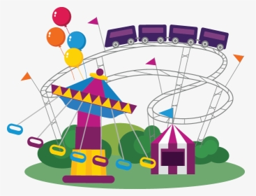 Amusement Park Clipart, HD Png Download, Free Download