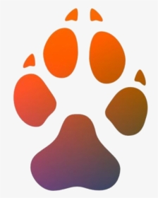 Fox Paw Print Png Free Clipart - Dog Paw Icons, Transparent Png, Free Download