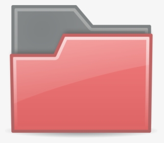 Angle,rectangle,red - Red Transparent Folder Icons, HD Png Download, Free Download