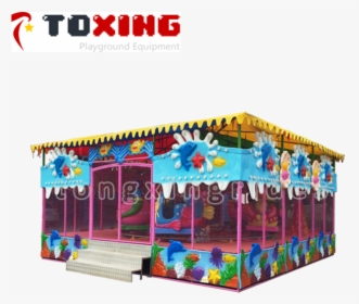 Carnival Rides Kiddy Toy Ride On Car Track Class Happy - Lego, HD Png Download, Free Download