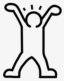 Vector Illustration Of Keith Haring Influence Pop Art - Keith Haring Stick Figure, HD Png Download, Free Download