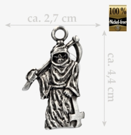 Grim Reaper With Inverted Cross - Locket, HD Png Download, Free Download