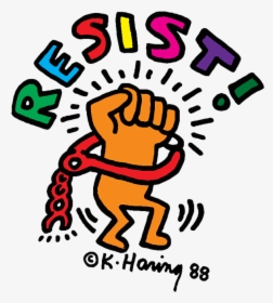 Keith Haring Resist Shirt, HD Png Download, Free Download